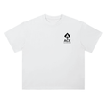 Rose Tee by Ace Clothing — 300 g/m² rose-print tee in Lucent White