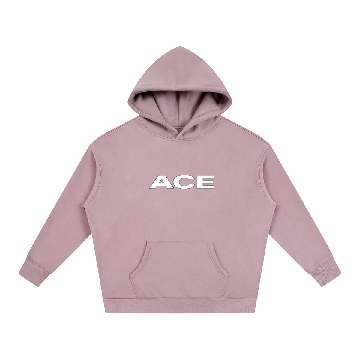 Flower Hoodie by Ace Clothing — 350 g/m² flower-print hoodie in Dark Purple